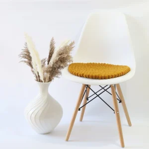 Orange Felt Chair Pads