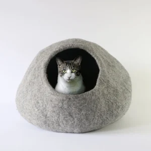 Handmae Felted Cat Cave
